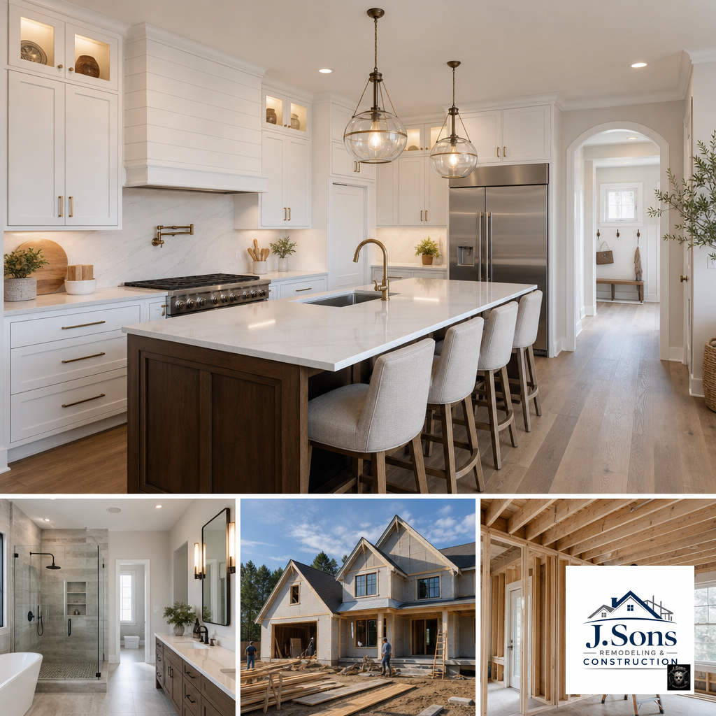 Contact J.Sons Remodeling for your next project